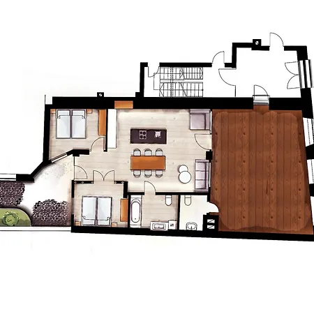 Zur Bademutter Mit 2 Schlafzimmer - Abc360 Wißmar